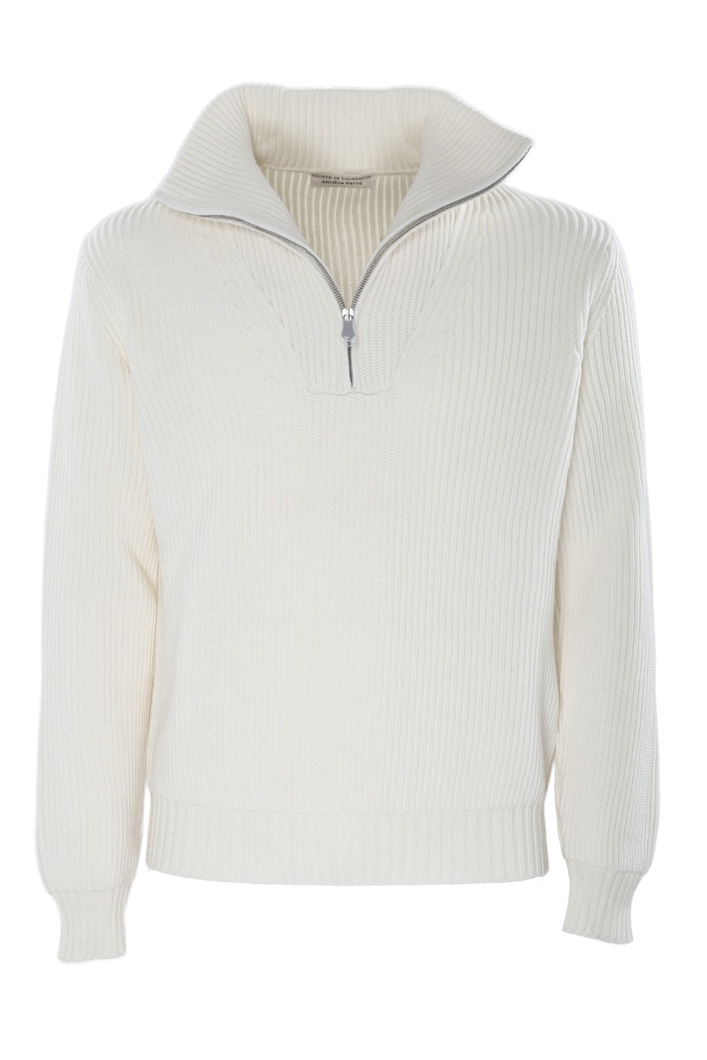 shop FILIPPO DE LAURENTIIS Saldi Serafina: Filippo De Laurentiis serafina in lana merino.
Manica lunga.
Dettagli a costine.
Vestibilità regular.
Composizione: 100% extra fine lana merino.
Made in Italy.. MZ3ML WM7I-020 number 3108401